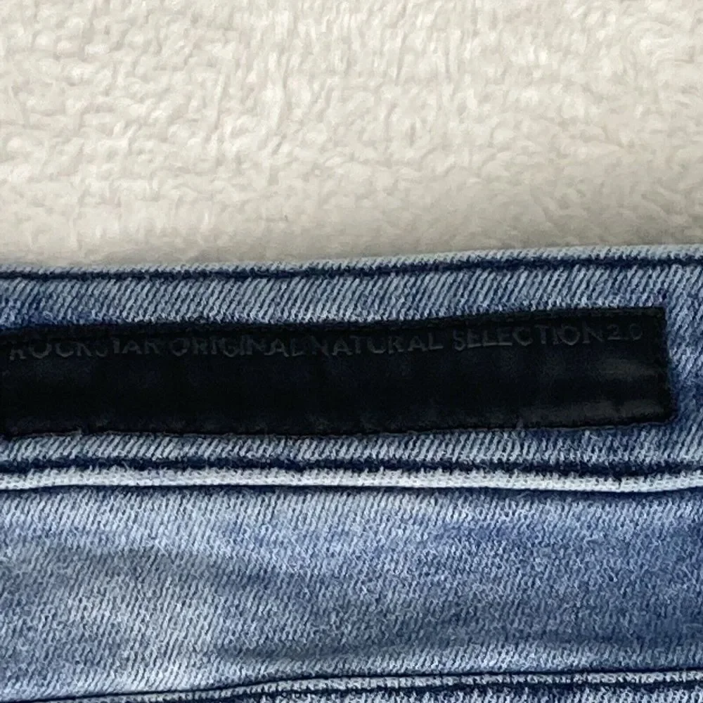 Rockstar Original Ultra Slim Natural Selection Project Distressed Shorts Size 40